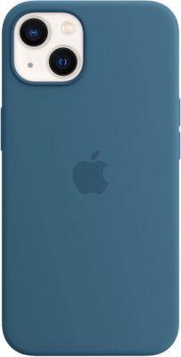 Чехол MagSafe для iPhone 13, силикон, «полярная лазурь»