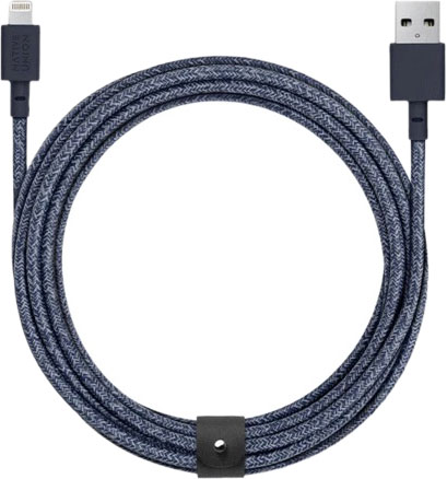 Кабель Belt Lightning/USB (3 м), индиго