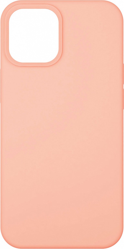 Чехол для iPhone 12 mini, силикон, розовый грейпфрут