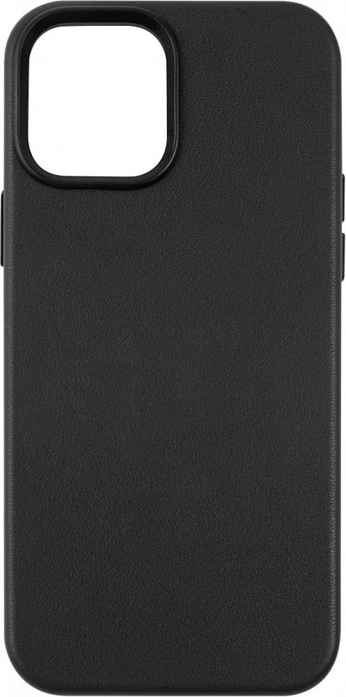 Чехол для iPhone 12/12 Pro, кожа, черный