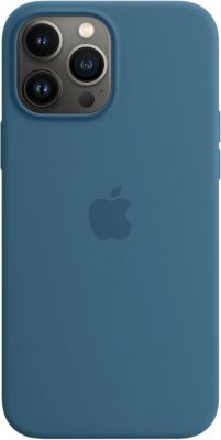 Чехол MagSafe для iPhone 13 Pro Max, силикон, «полярная лазурь»