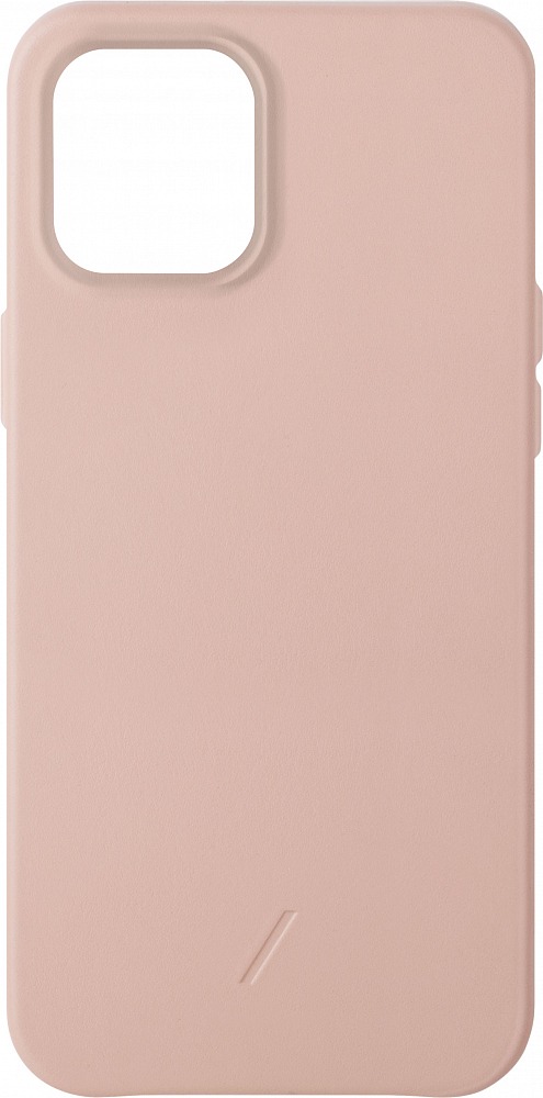 Чехол Clic Classic для iPhone 12 Pro Max, кожа, розовый
