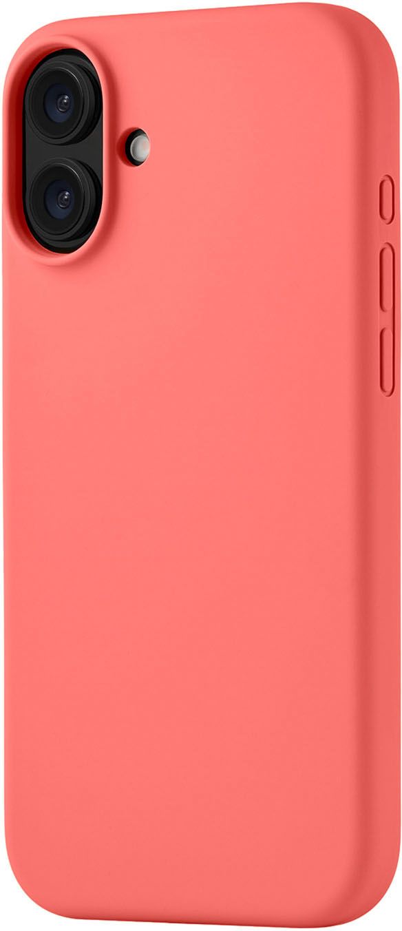 Чехол Touch Case MagSafe для iPhone 16 Plus, soft-touch, коралловый