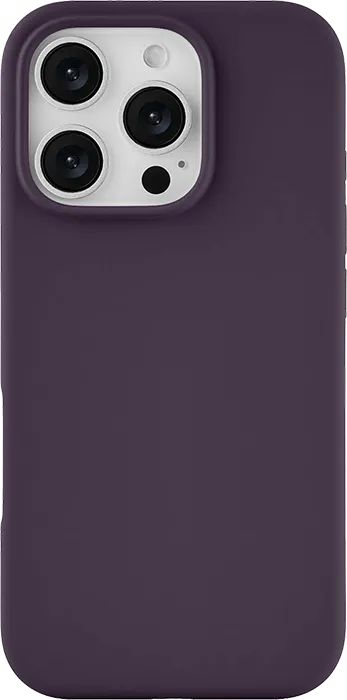 Чехол Touch Case MagSafe для iPhone 16 Pro, soft-touch, темно-фиолетовый