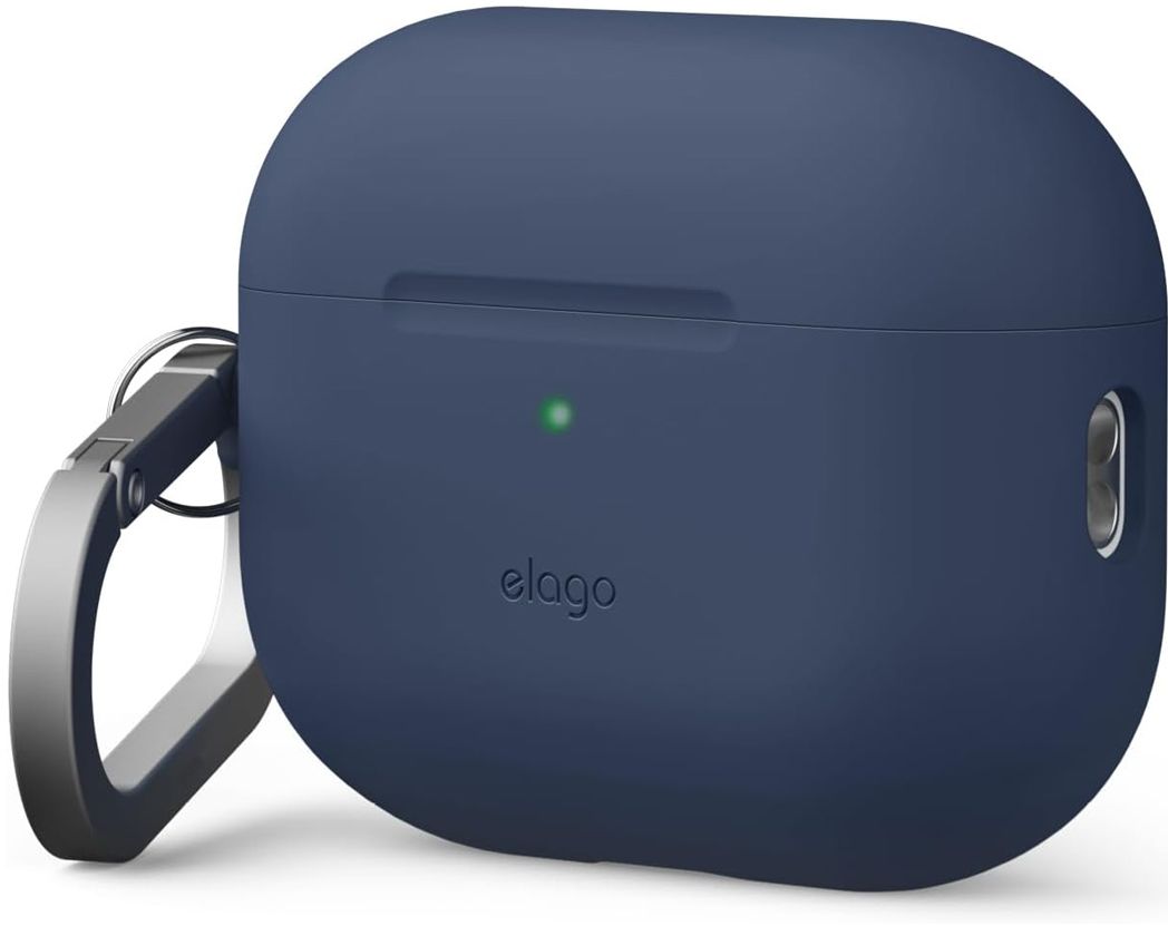 Чехол Silicone Hang Jin Indigo для AirPods 3, силикон, синий