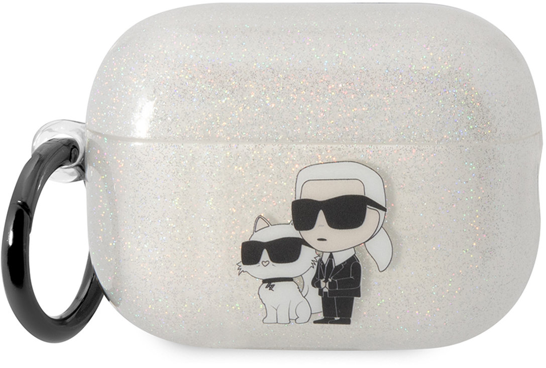 Чехол & Choupette TPU Glitters для AirPods Pro 2, прозрачный