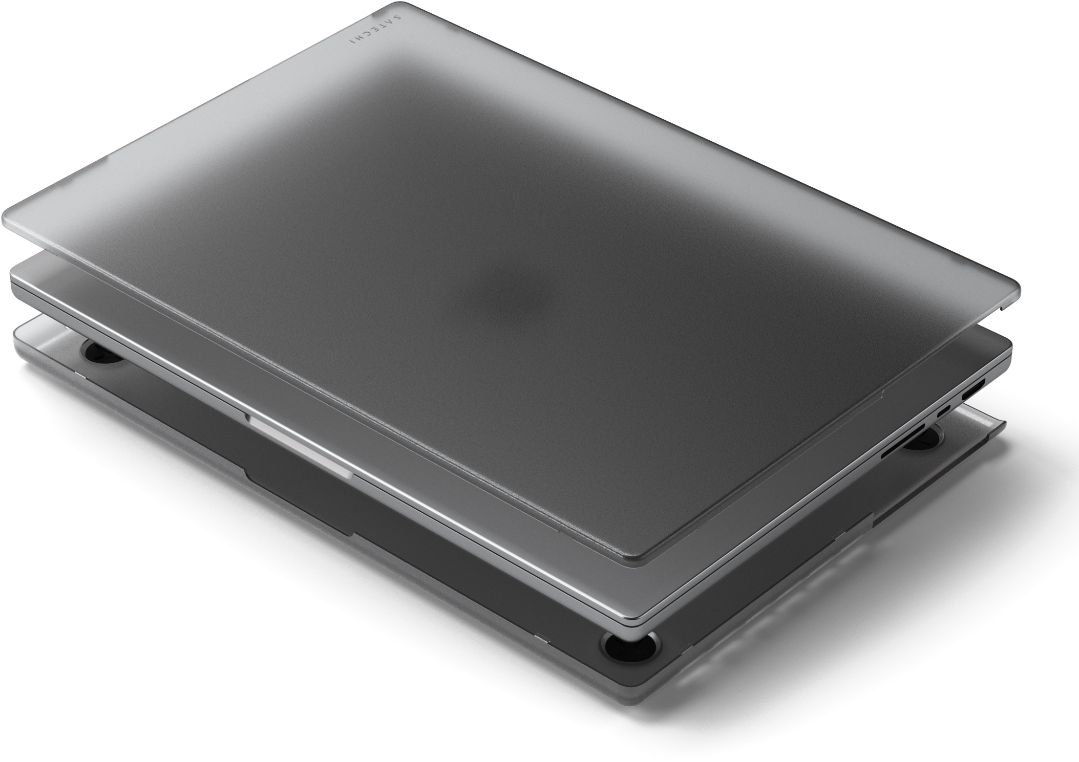 Накладка Eco Hardshell Case для MacBook Pro 14", дымчатый