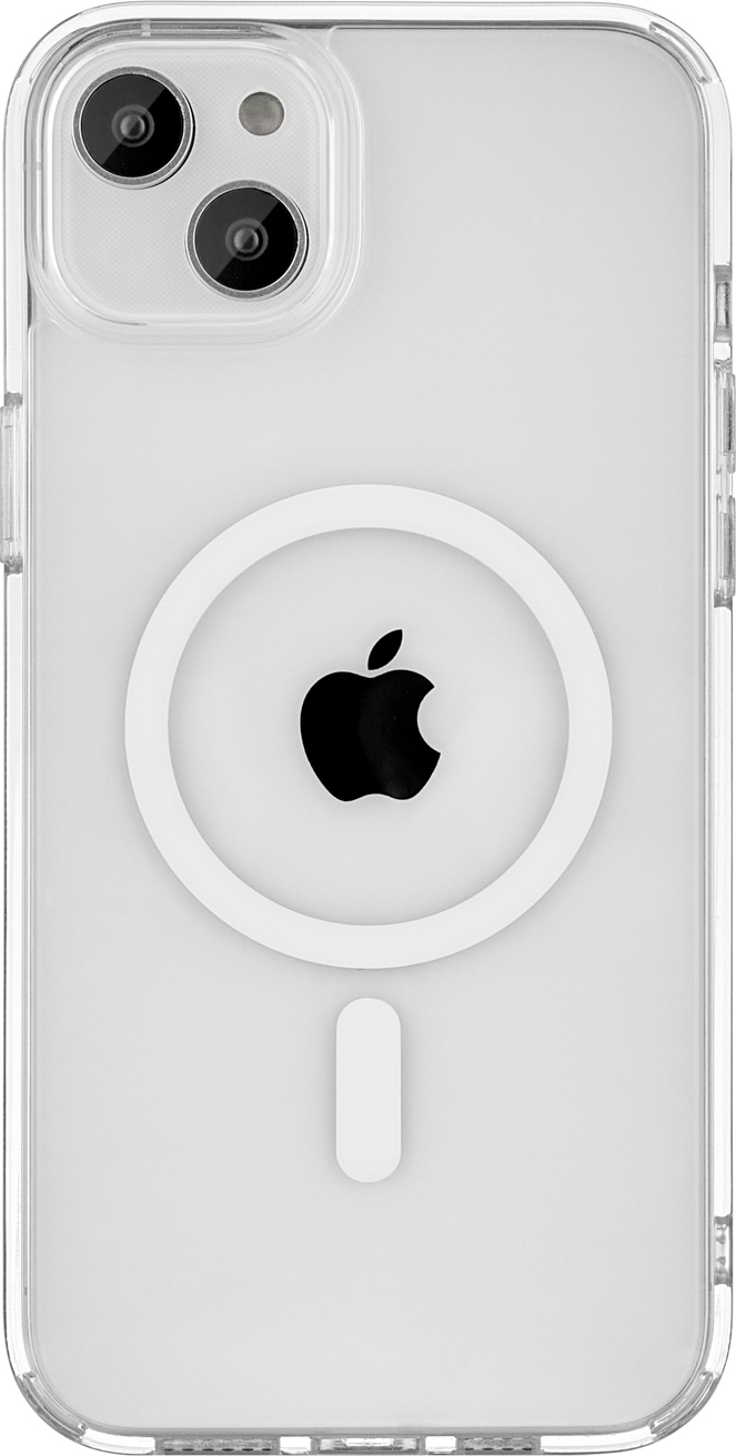 Чехол Real Mag Case для iPhone 14, прозрачный