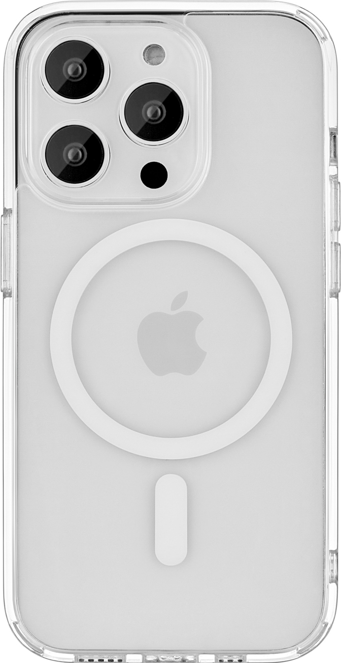 Чехол Real Mag Case для iPhone 14 Pro, прозрачный