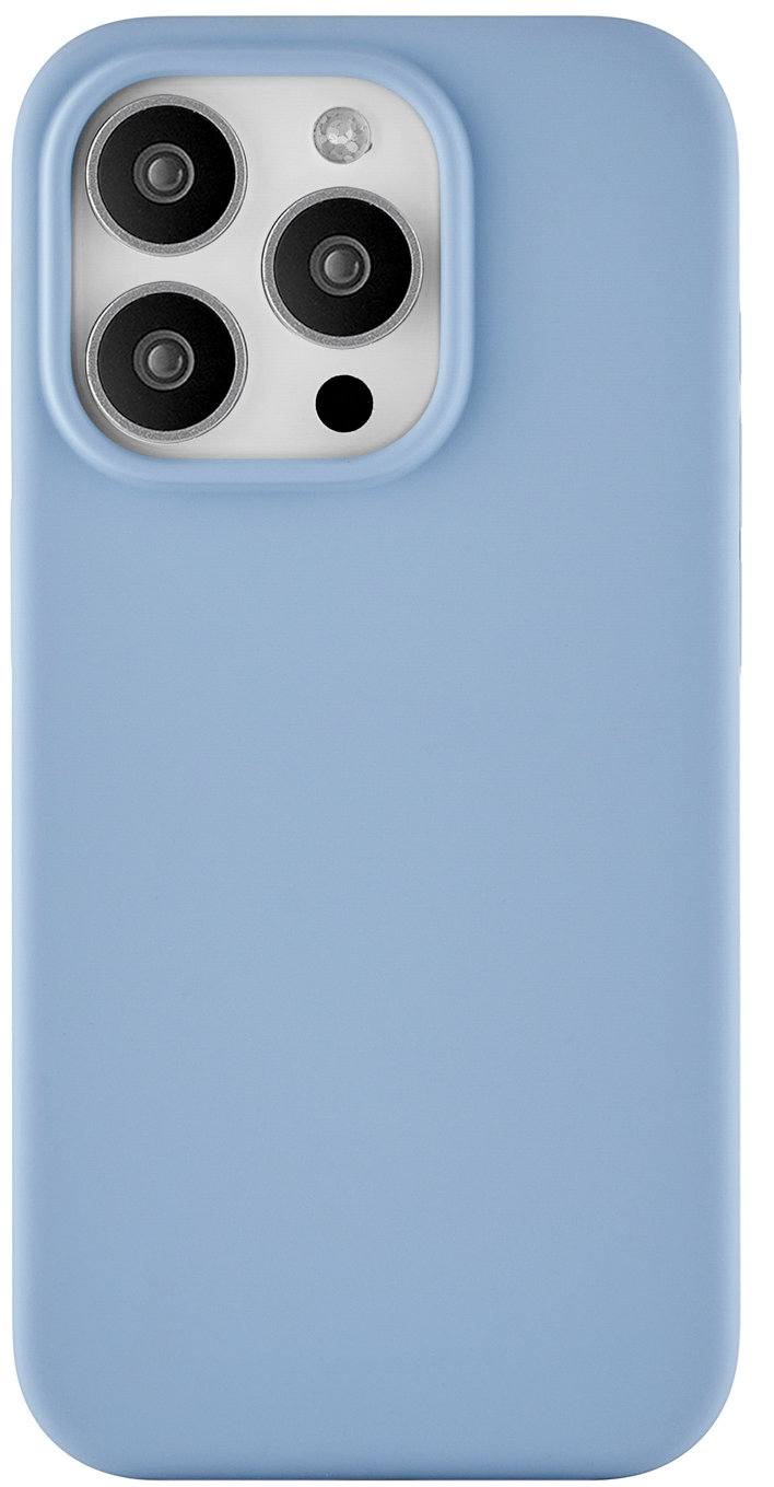 Чехол Touch Mag Case для iPhone 15 Pro MagSafe, soft-touch, голубой