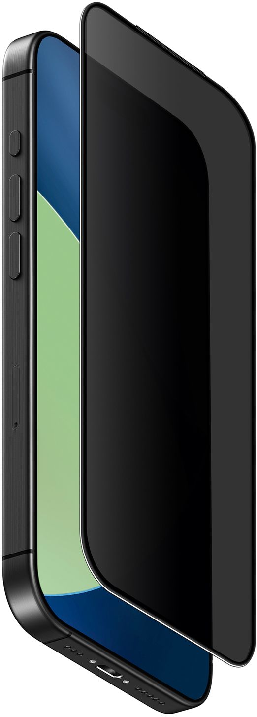 Стекло защитное Optix Privacy Anti-Dust для iPhone 17 Pro, черный