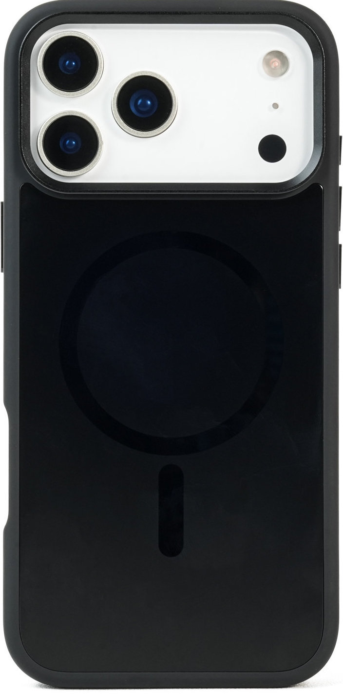 Чехол IRIS Matte Glass MagSafe для iPhone 17 Pro, черный