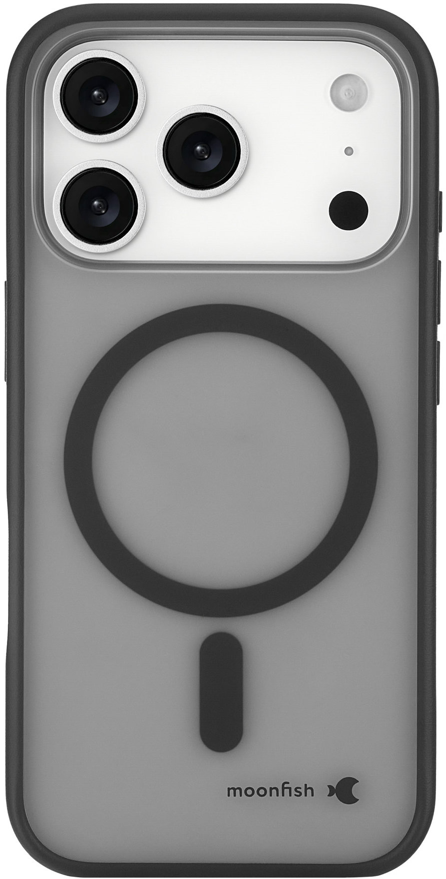 Чехол MagSafe для iPhone 17 Pro, матовый, черный