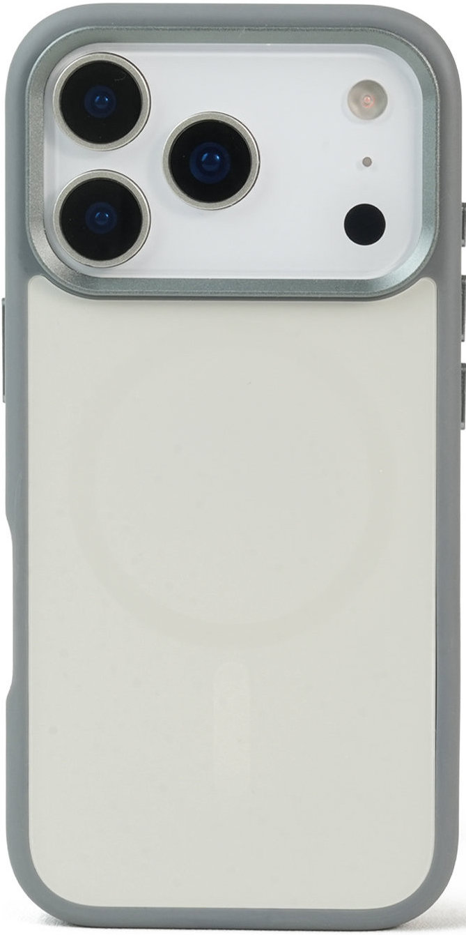 Чехол IRIS Matte Glass MagSafe для iPhone 17 Pro, серый