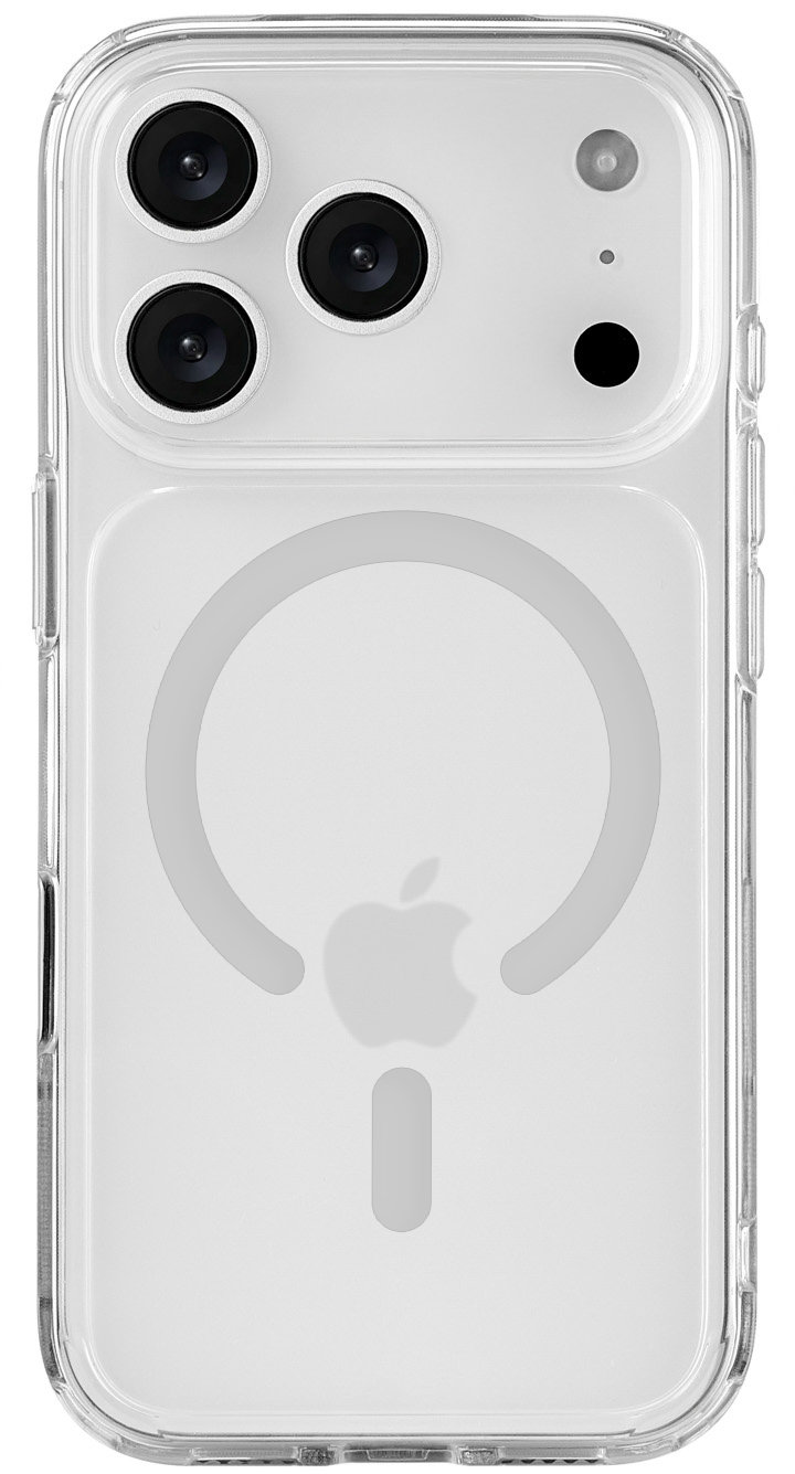 Чехол Real Mag Case для iPhone 17 Pro, прозрачный