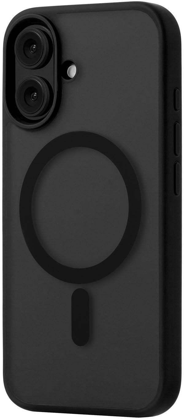 Чехол Cloud Case MagSafe для iPhone 16, silk-touch, черный
