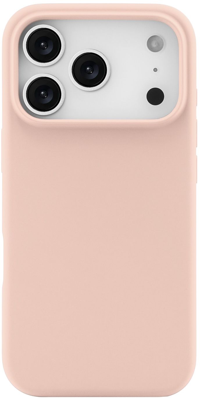 Чехол MagSafe для iPhone 17 Pro, силикон, soft-touch, розовый