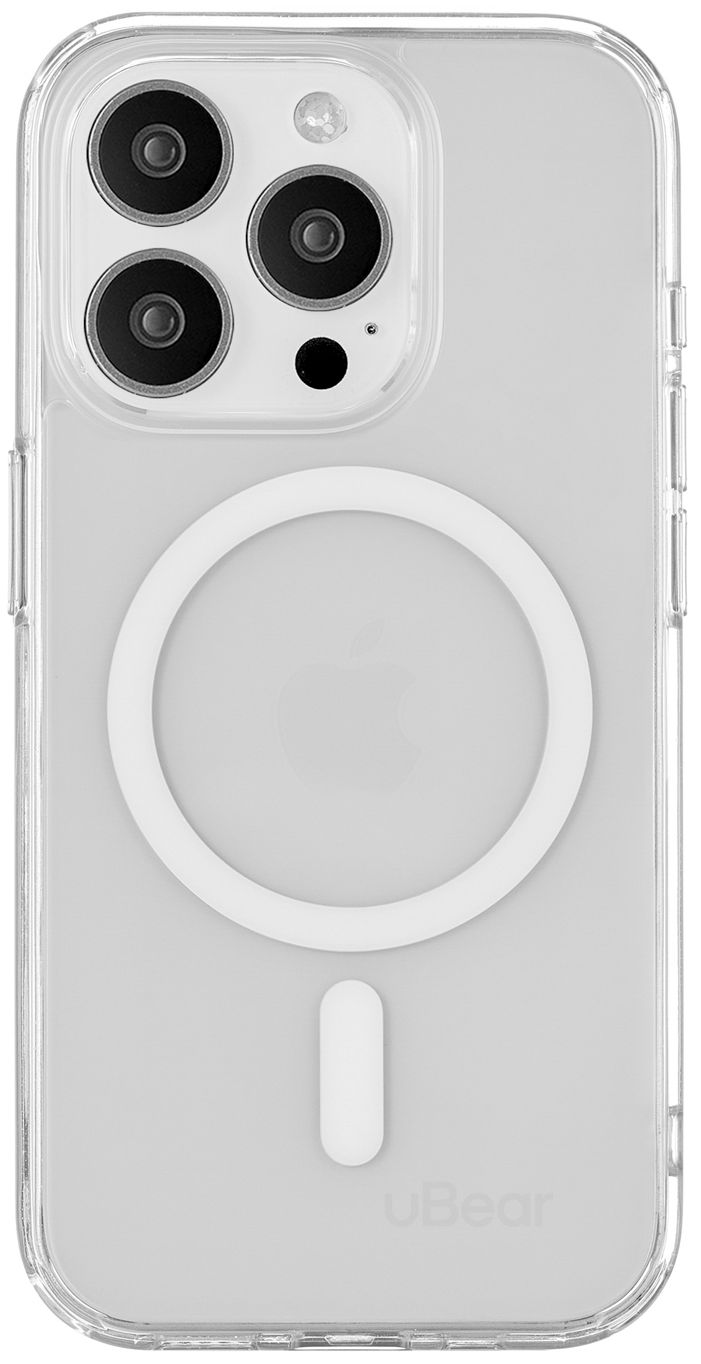 Чехол Real Case для iPhone 15 Pro MagSafe, прозрачный