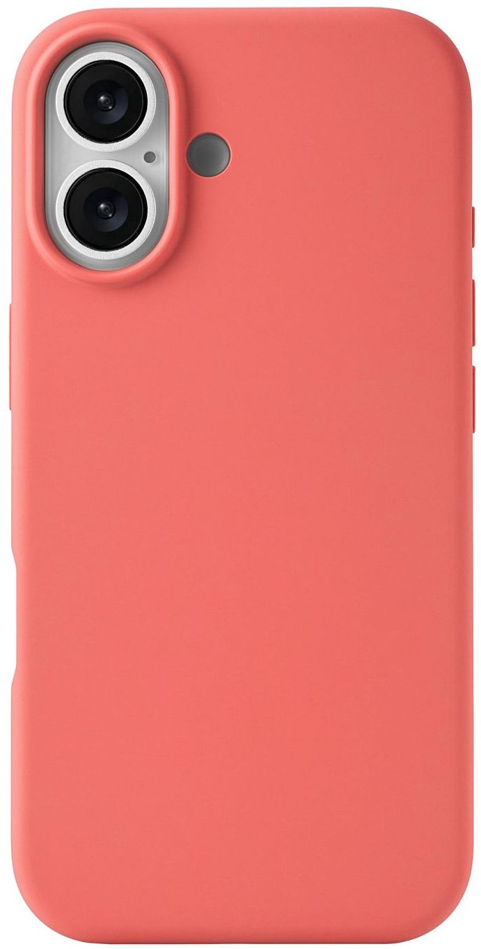 Чехол Touch Case MagSafe для iPhone 17, soft-touch, коралловый