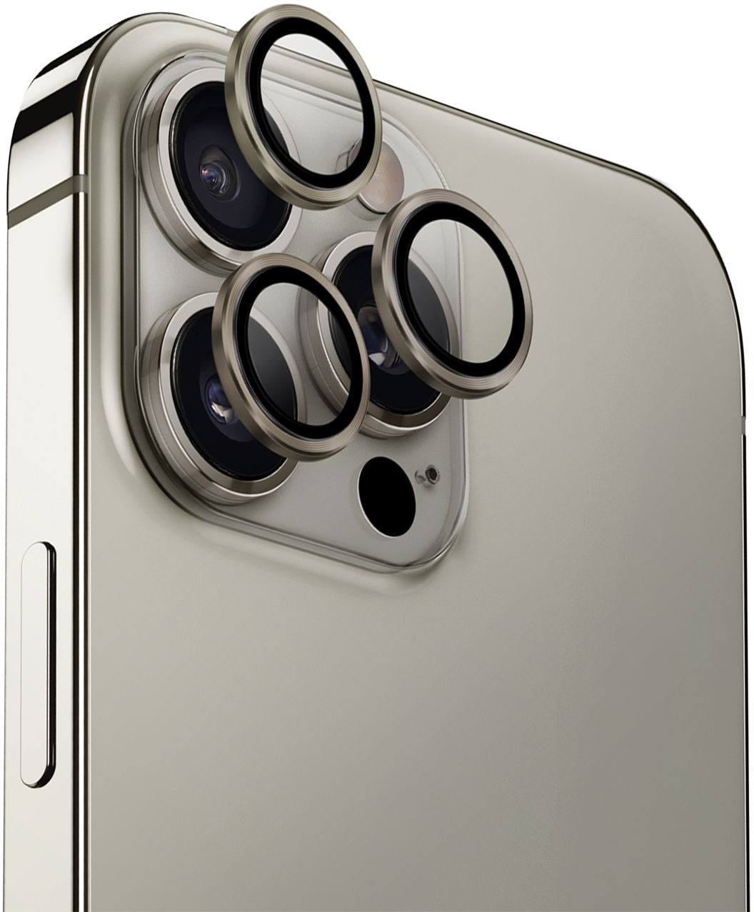 Защита линз Optix AluGuard для iPhone 16 Pro/16 Pro Max, серый