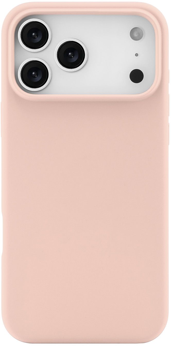 Чехол MagSafe для iPhone 17 Pro Max, силикон, soft-touch, розовый