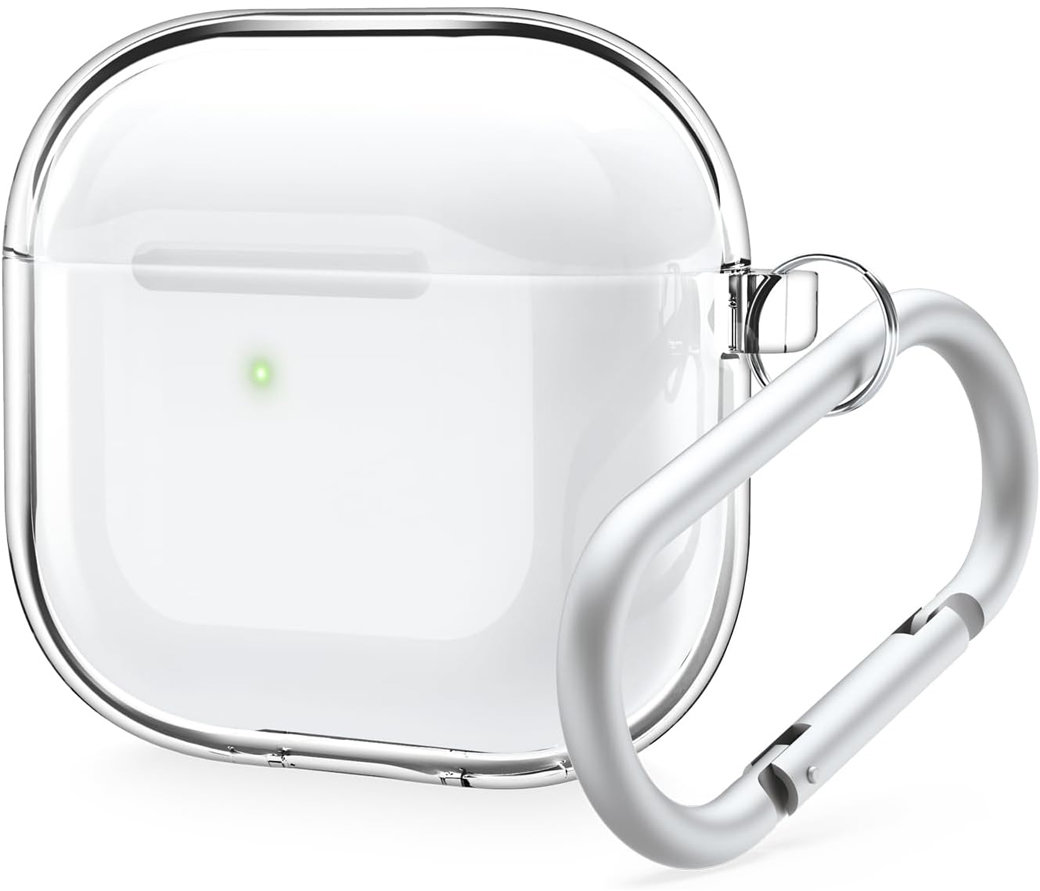 Чехол Liquid Hybrid Сase для AirPods 4, силикон, прозрачный