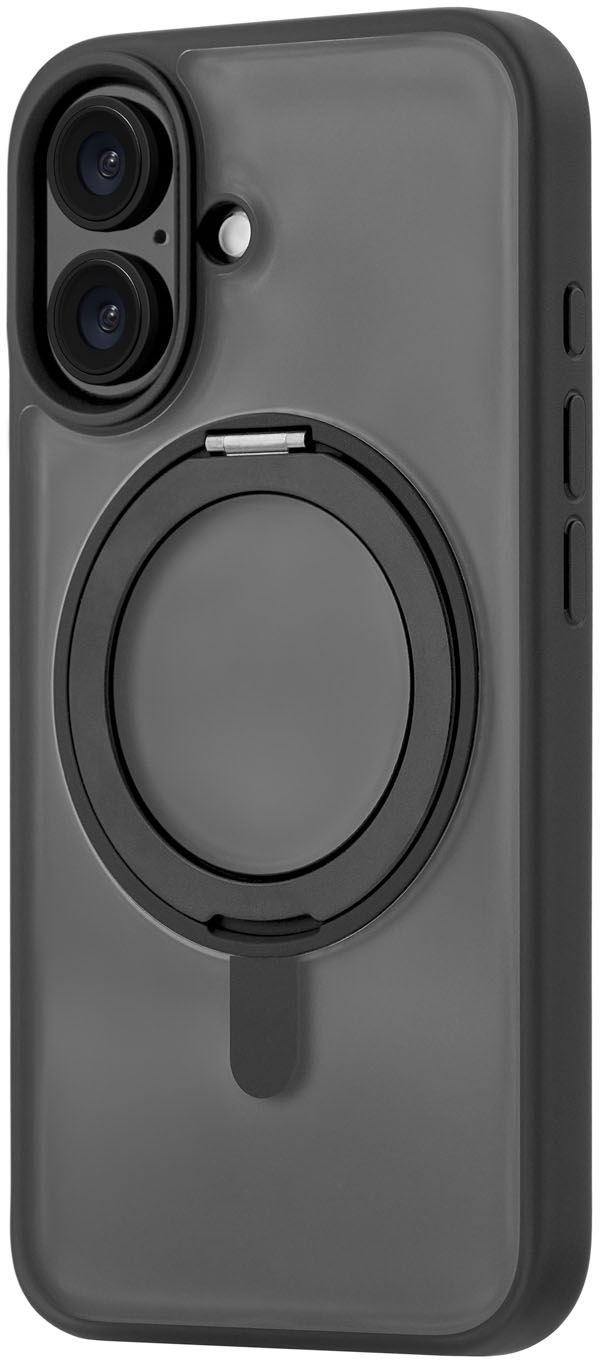 Чехол Сlip 360 Case MagSafe для iPhone 16, silk-touch, черный
