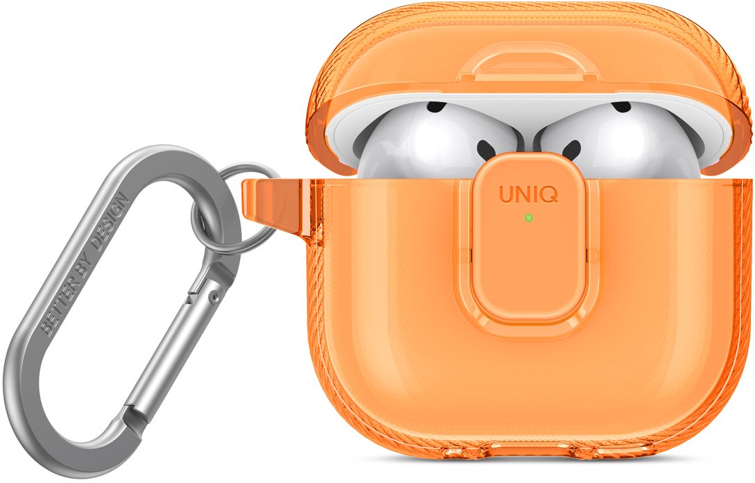 Чехол Glase PRO TPU Lock case Golden Citrus для Airpods 4, оранжевый