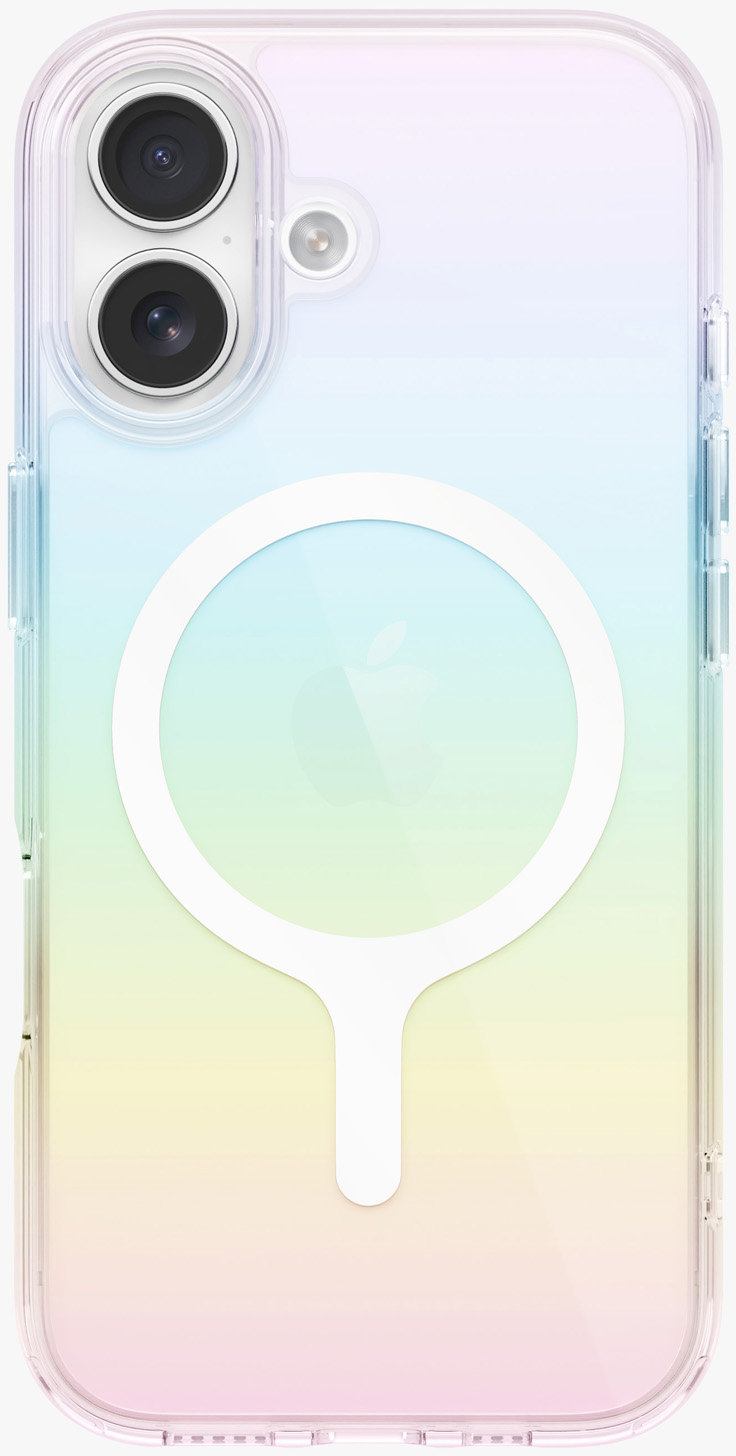 Чехол Iridescia Holo Quartz Magsafe для iPhone 17, радужный