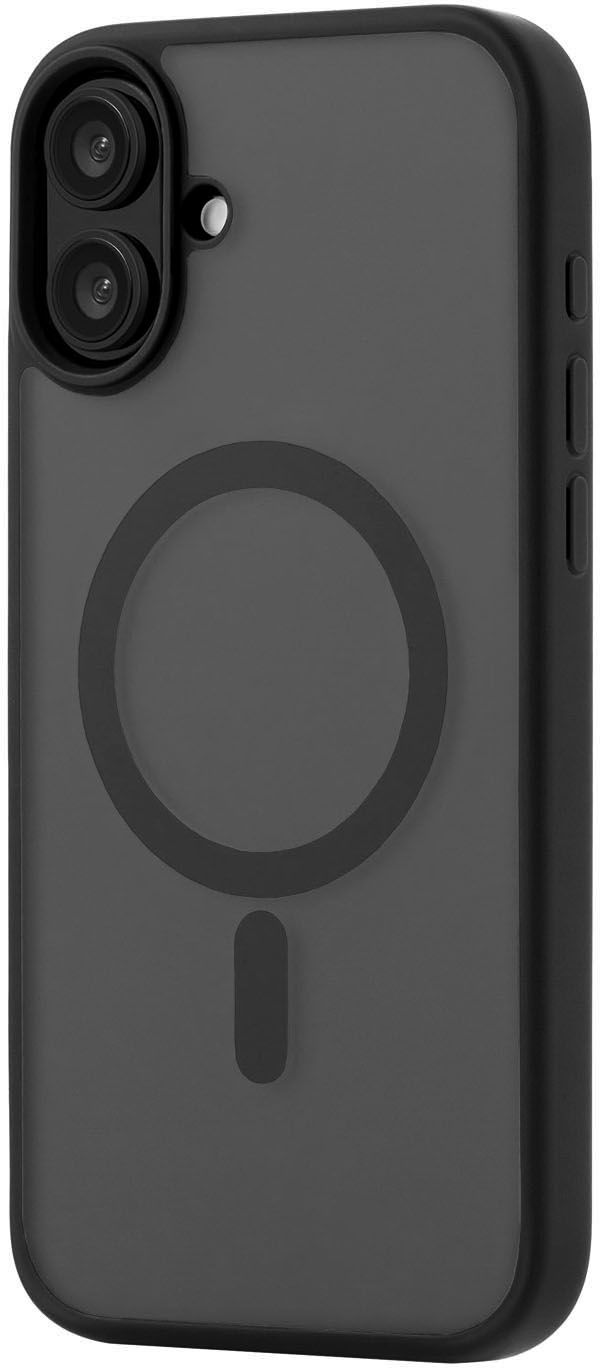 Чехол Cloud Case MagSafe для iPhone 16 Plus, silk-touch, черный