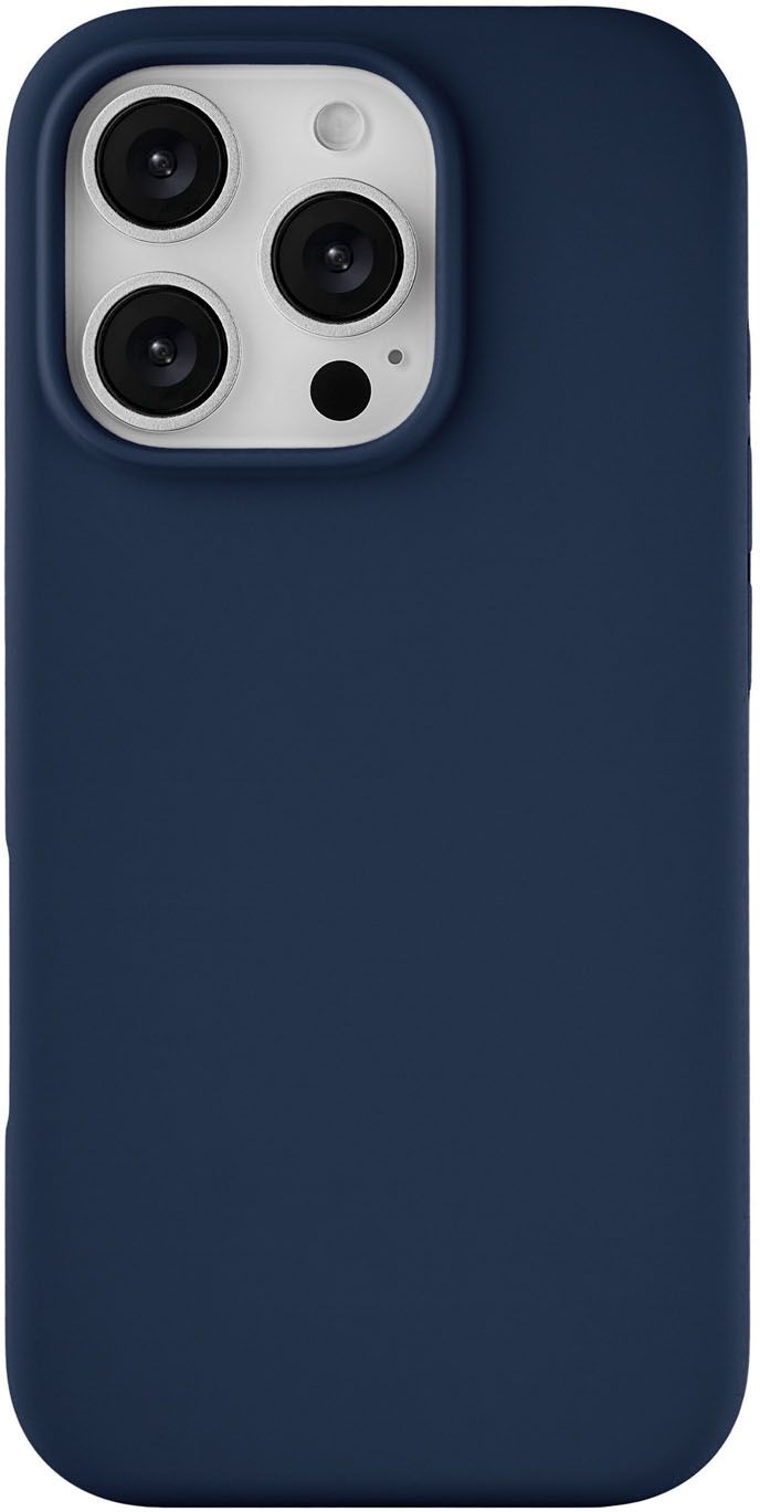 Чехол Touch Case MagSafe для iPhone 16 Pro, soft-touch, темно-синий