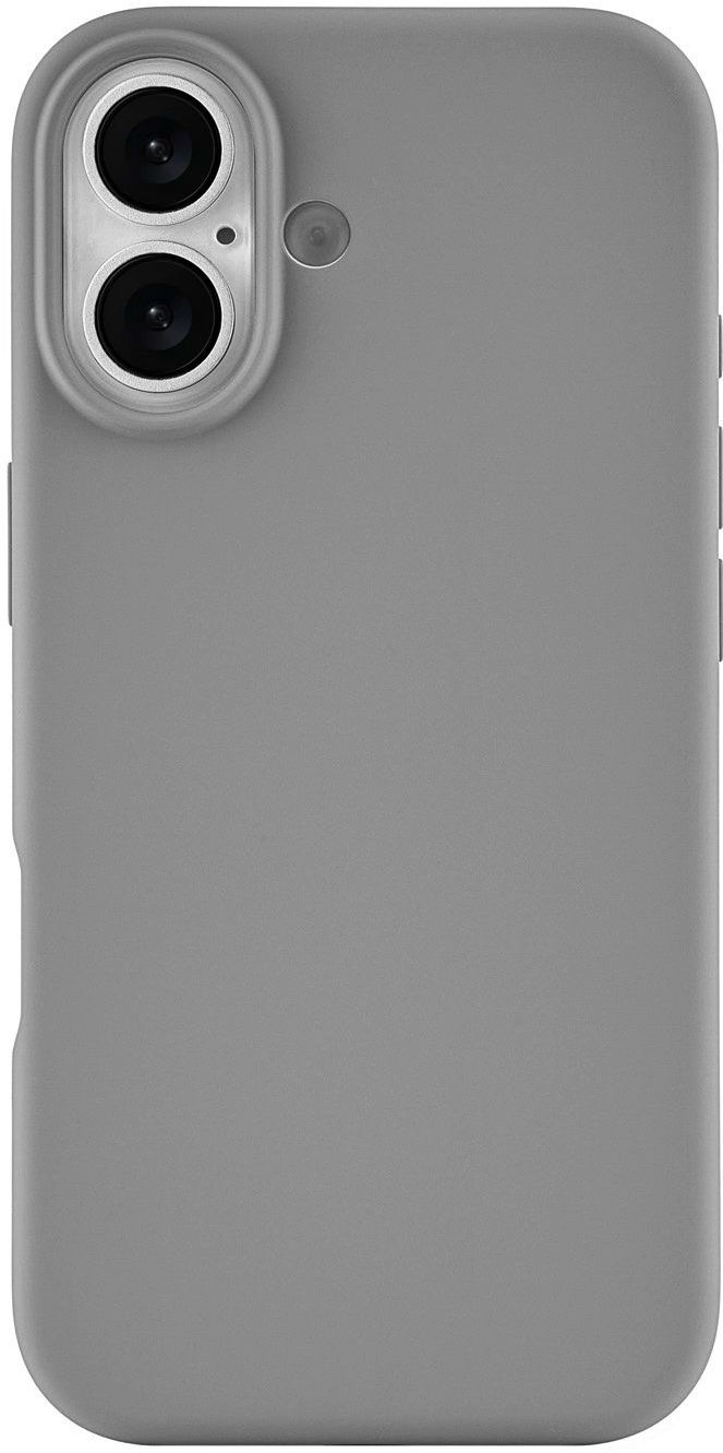 Чехол Touch Case MagSafe для iPhone 17, soft-touch, светло-серый