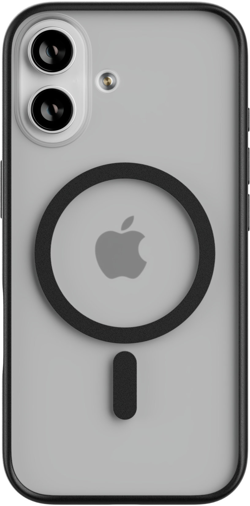 Чехол Cloud Case MagSafe для iPhone 17, silk-touch, черный