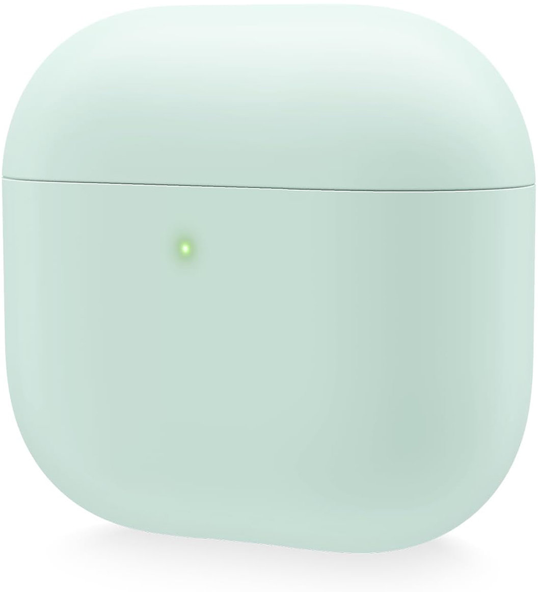 Чехол Liquid Hybrid Сase для AirPods 4, силикон, мятный