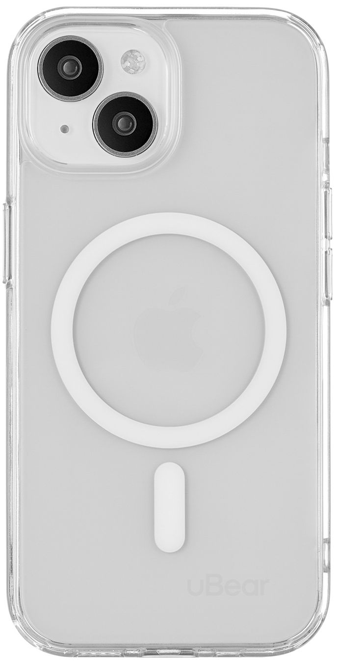Чехол Real Case для iPhone 15 MagSafe, прозрачный