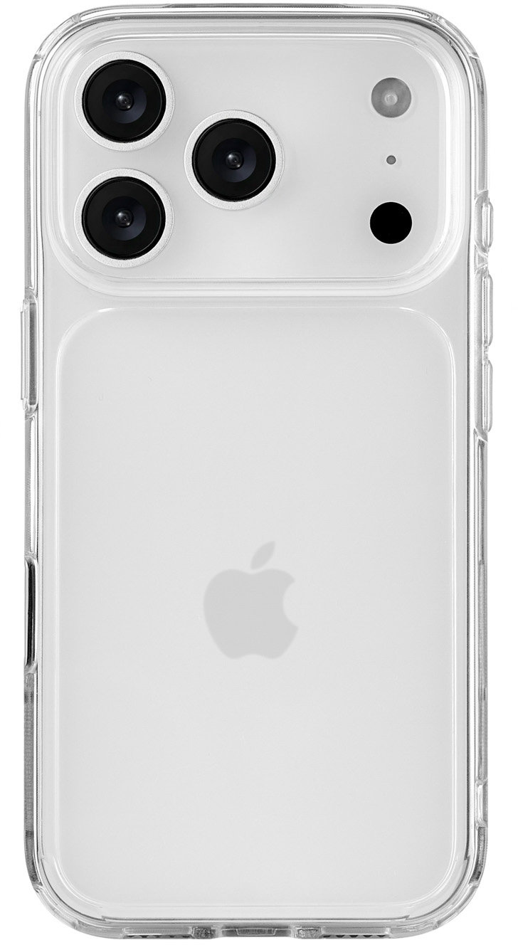 Чехол Real Case для iPhone 17 Pro, прозрачный