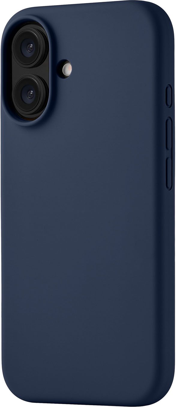 Чехол Touch Case MagSafe для iPhone 16, soft-touch, темно-синий