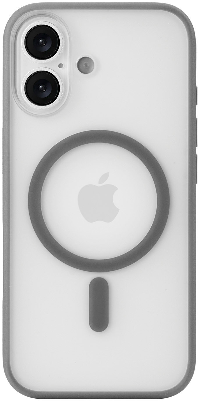 Чехол Cloud Case MagSafe для iPhone 17, silk-touch, серый