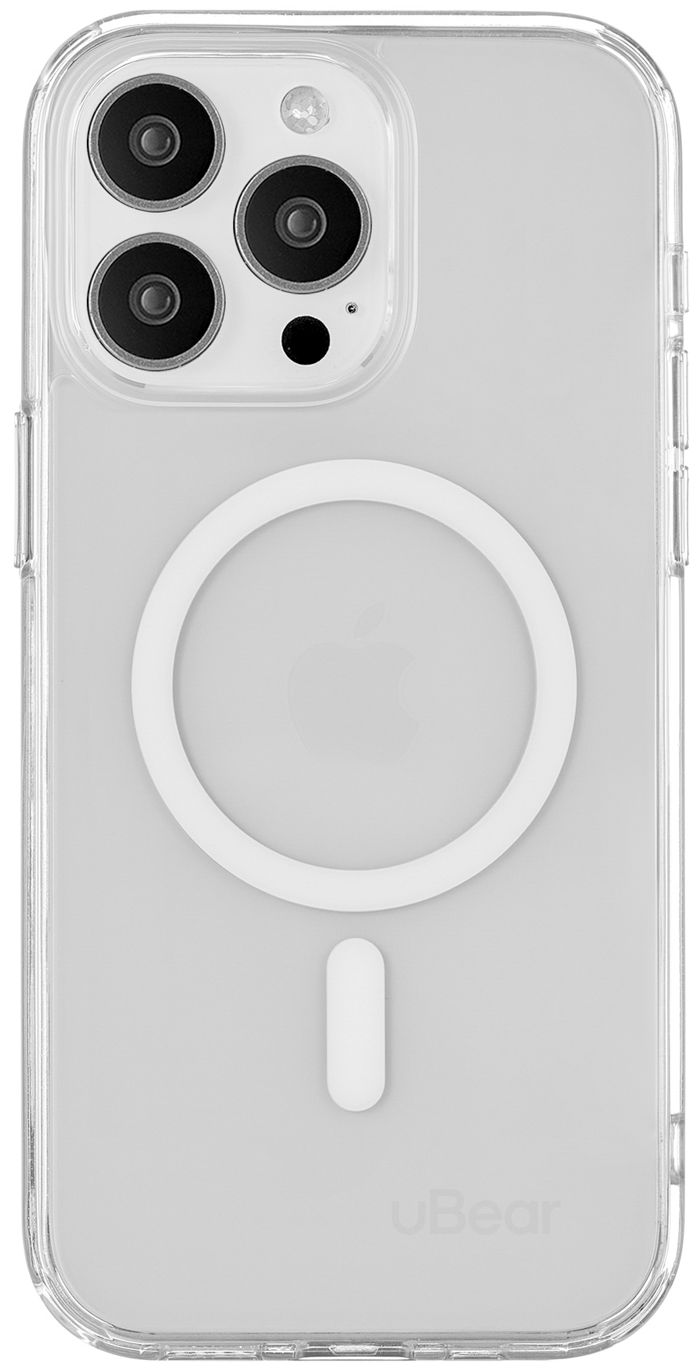 Чехол Real Case для iPhone 15 Pro Max MagSafe, прозрачный