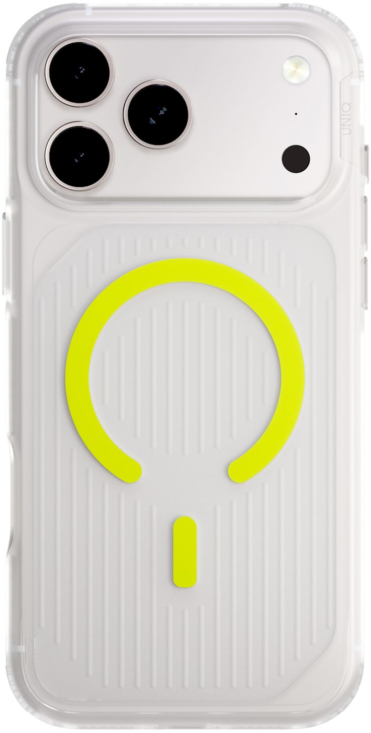 Чехол Combat Active Frost Clear Magsafe для iPhone 17 Pro Max, лайм