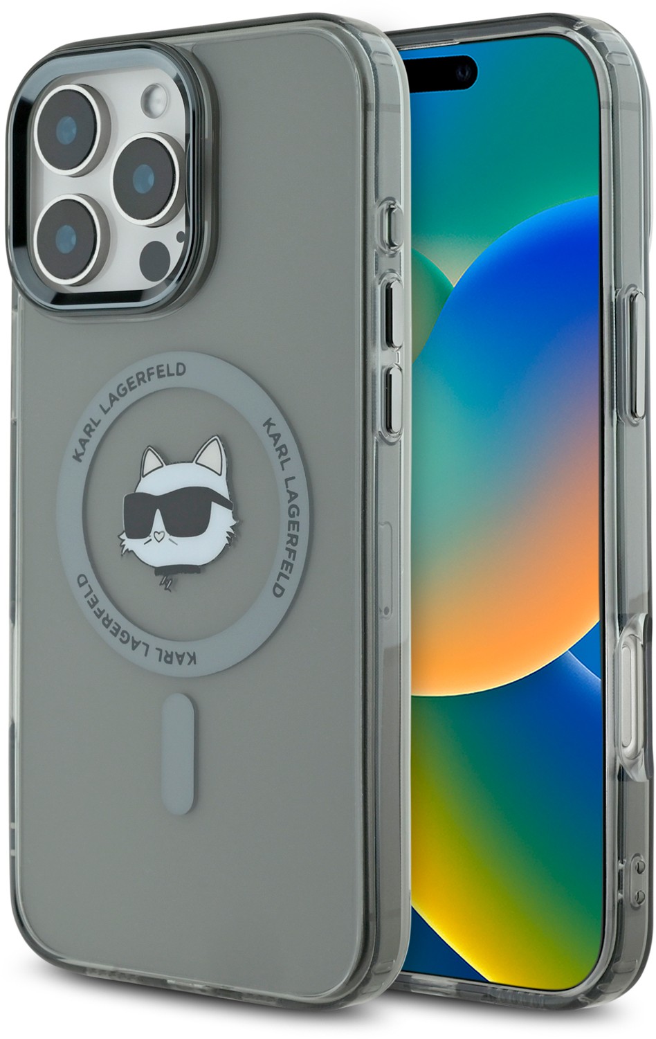 Чехол NFT Choupette MagSafe для iPhone 16 Pro Max, черный