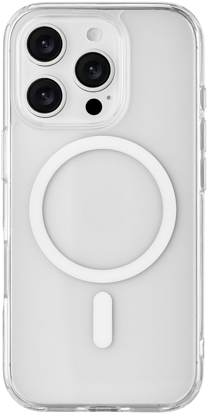 Чехол Real Mag Case для iPhone 16 Pro, прозрачный