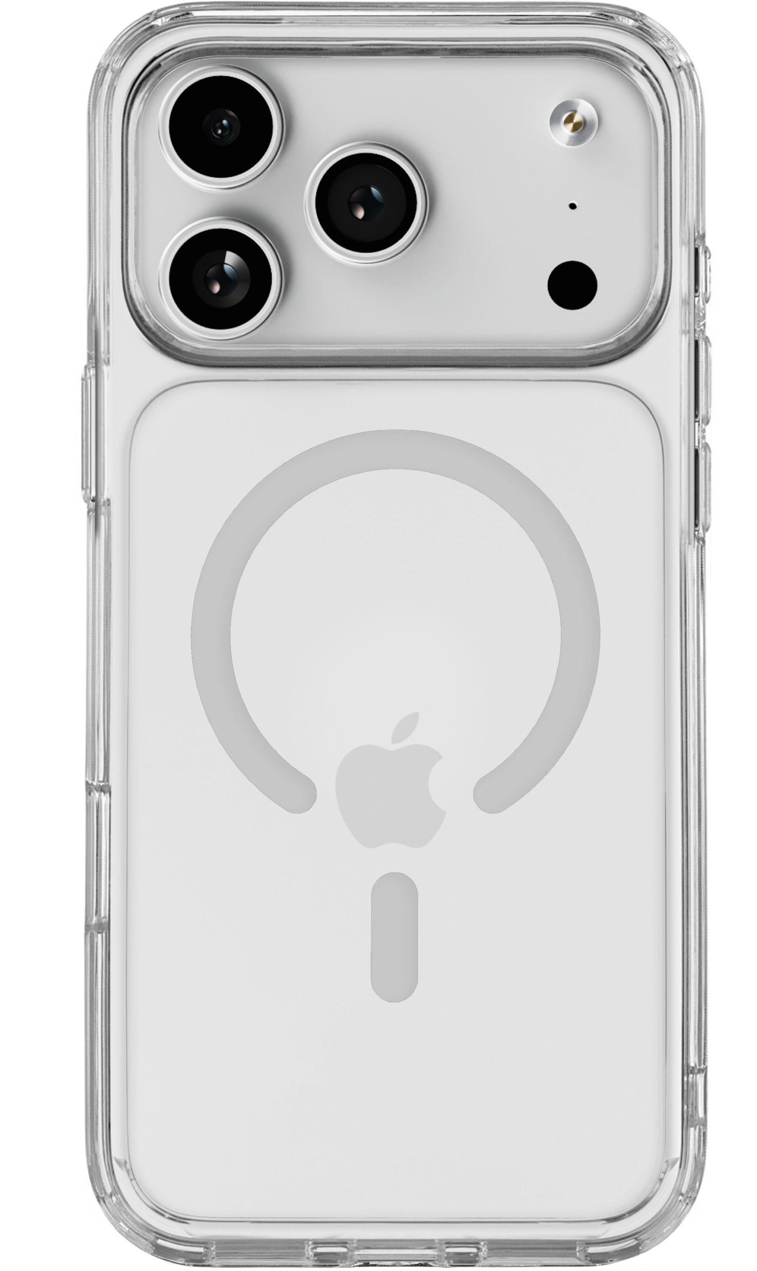 Чехол Real Mag Case для iPhone 17 Pro Max, прозрачный