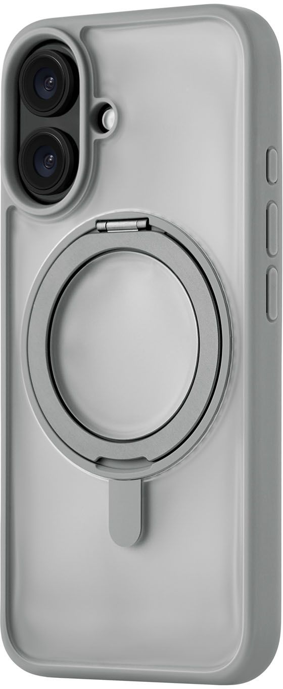 Чехол Сlip 360 Case MagSafe для iPhone 16, silk-touch, серый