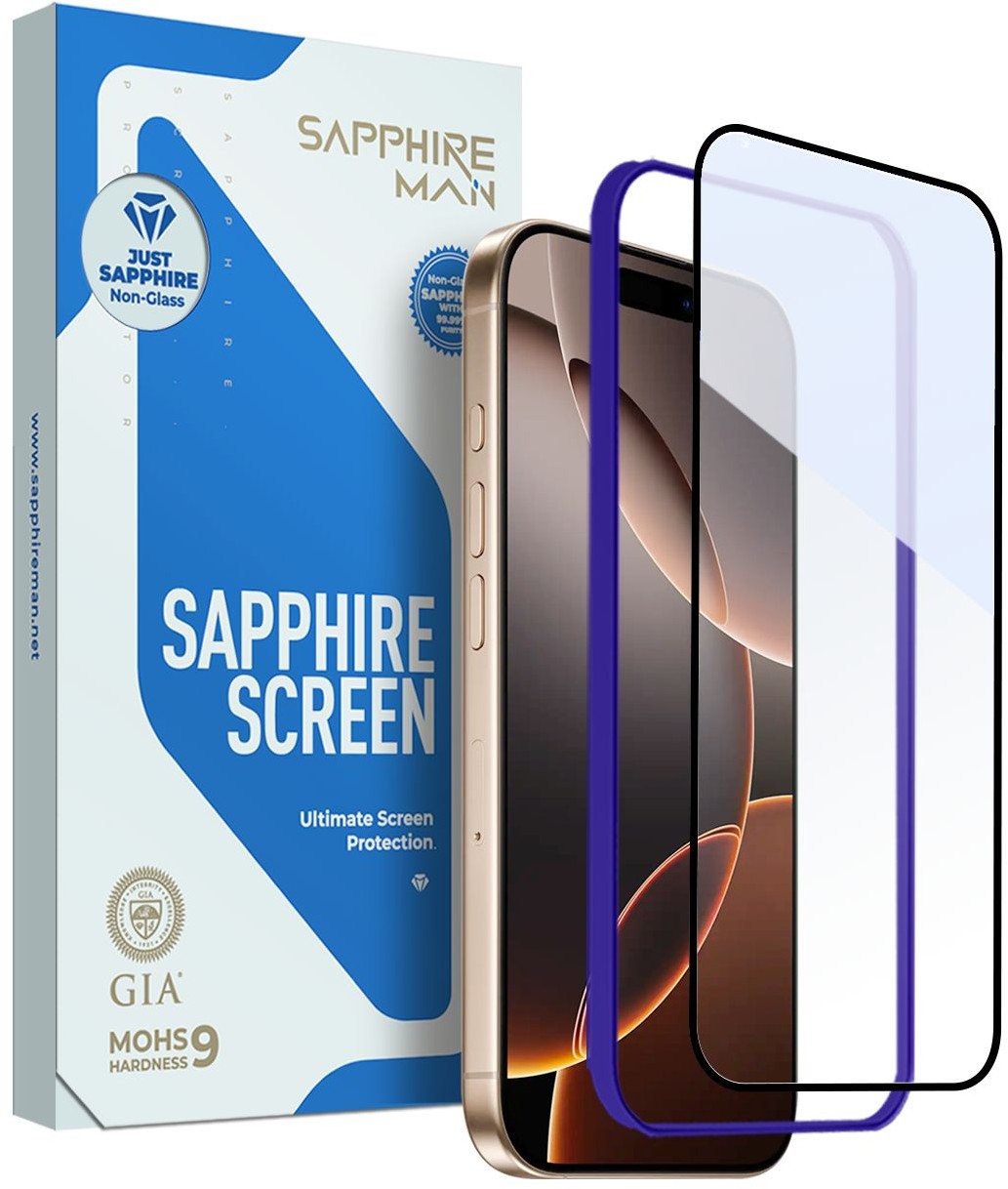 Сапфировая защита для экрана iPhone 16 Pro
